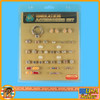 Deluxe Accessories - WWII Badges & Insignia Set E60044 #1 *READ* - 1/6 Scale - DID